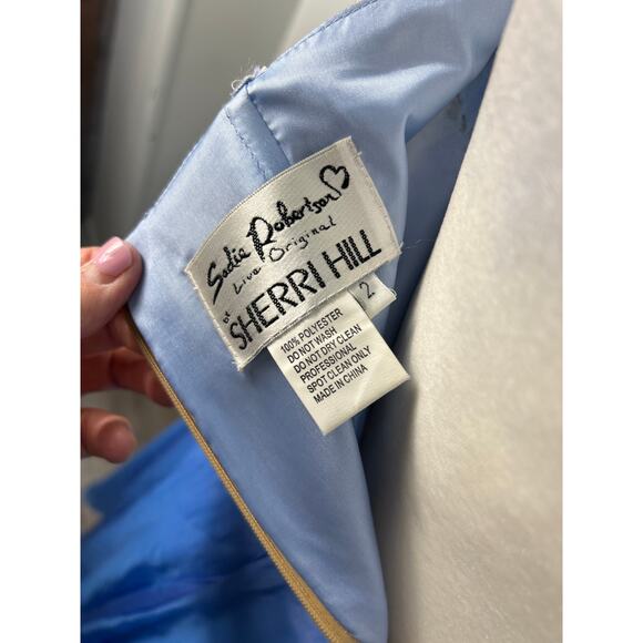 Sadie Robertson by Sherri Hill original corset Hi-Lo formal dress. Size 2. - Picture 4 of 4